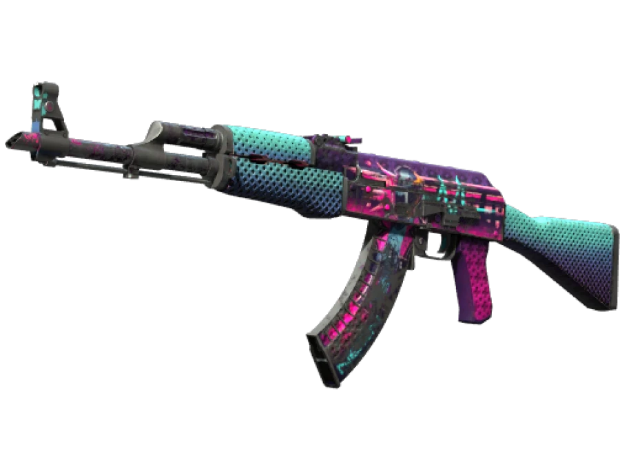 StatTrak™ AK-47 | Neon Rider (Battle-Scarred)