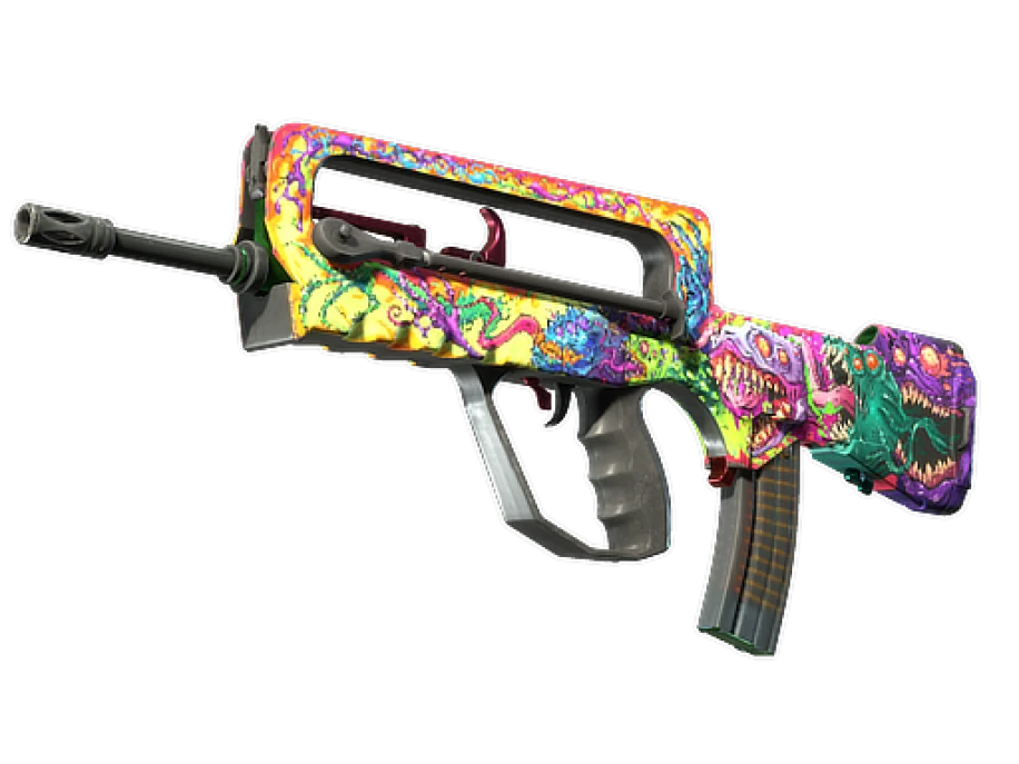 StatTrak™ FAMAS | Bad Trip (Well-Worn)