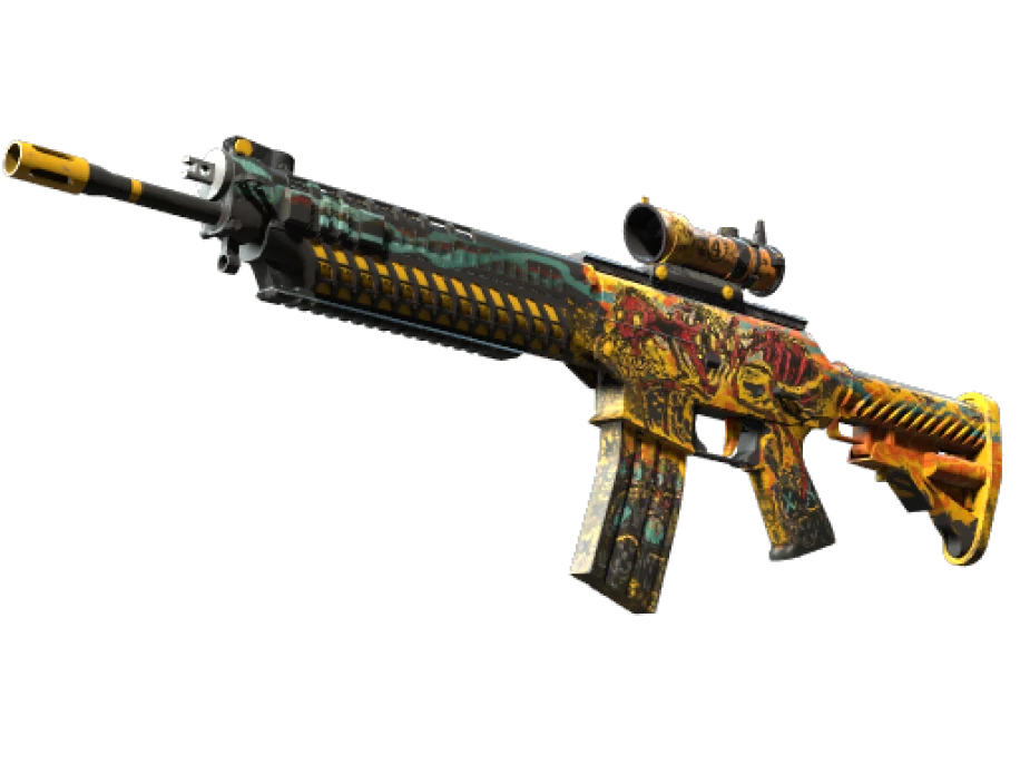 StatTrak™ SG 553 | Colony IV (Minimal Wear)