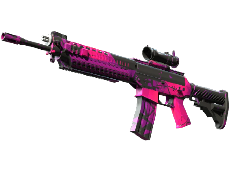 StatTrak™ SG 553 | Pulse (Minimal Wear)