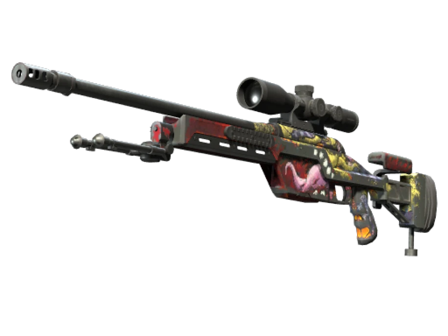 StatTrak™ SSG 08 | Bloodshot (Battle-Scarred)