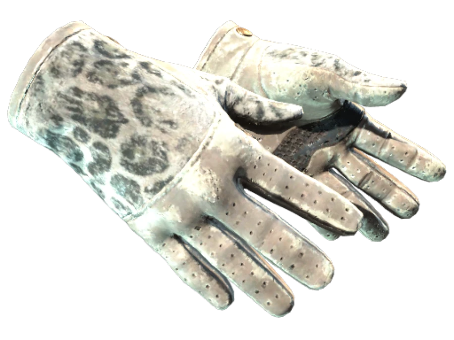 ★ Driver Gloves | Snow Leopard (Battle-Scarred)