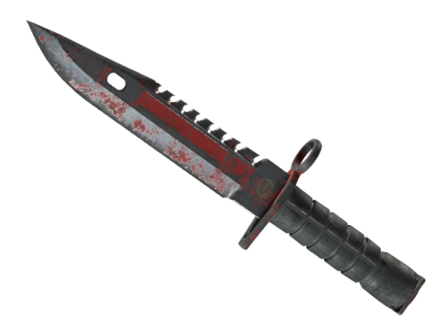 ★ M9 Bayonet | Crimson Web (Battle-Scarred)