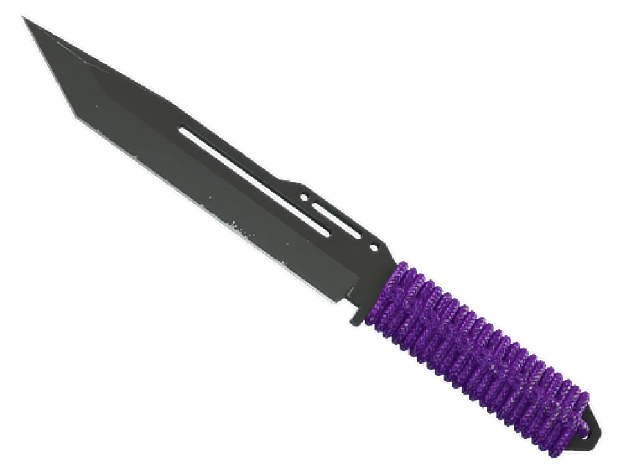 ★ Paracord Knife | Ultraviolet (Well-Worn)