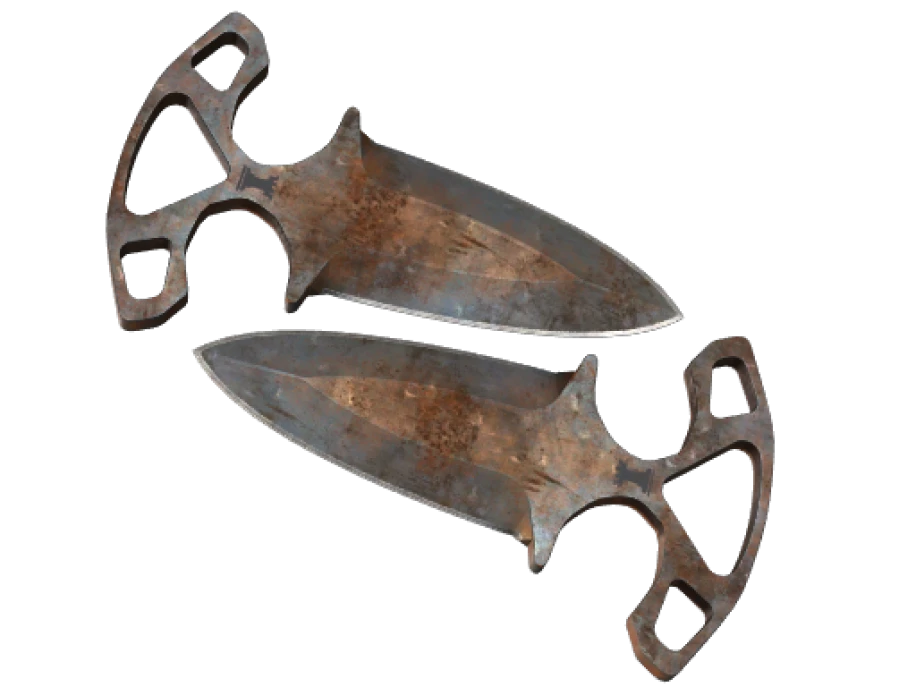 ★ Shadow Daggers | Rust Coat (Battle-Scarred)