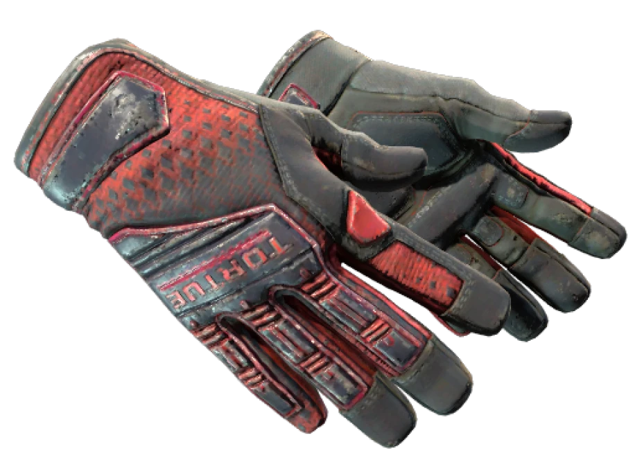★ Specialist Gloves | Crimson Kimono (Battle-Scarred)