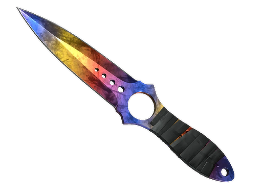 ★ StatTrak™ Skeleton Knife | Marble Fade (Minimal Wear)