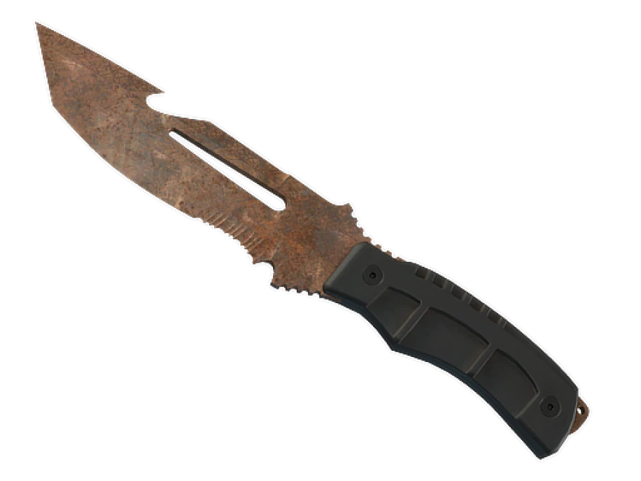 ★ Survival Knife | Rust Coat (Battle-Scarred)